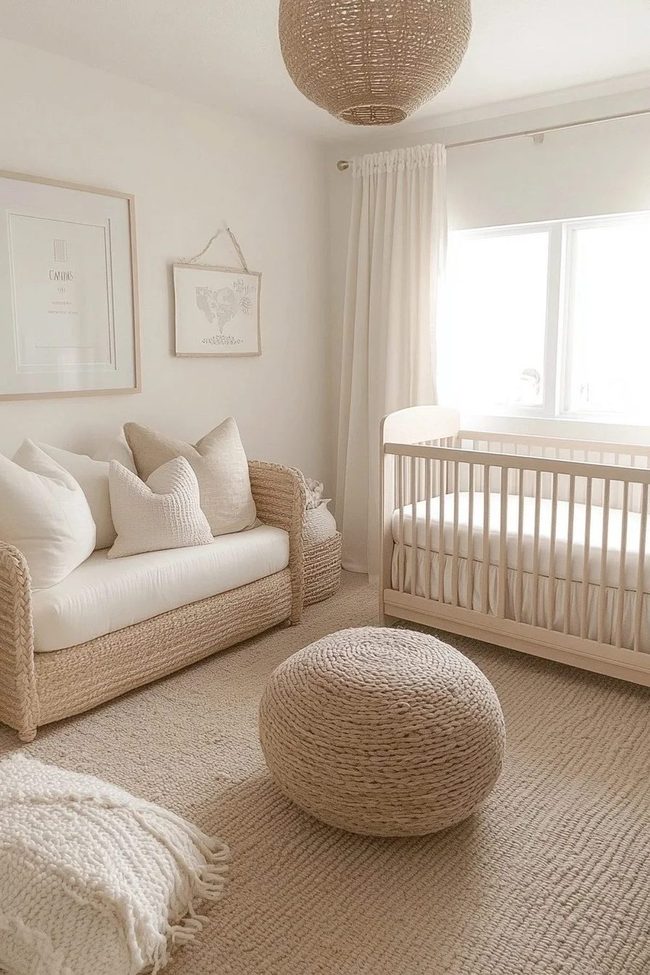 Natural Rattan Nursery Warmth