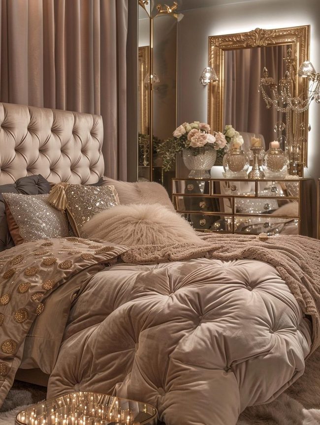 Velvet Luxury Meets Raw Warmth