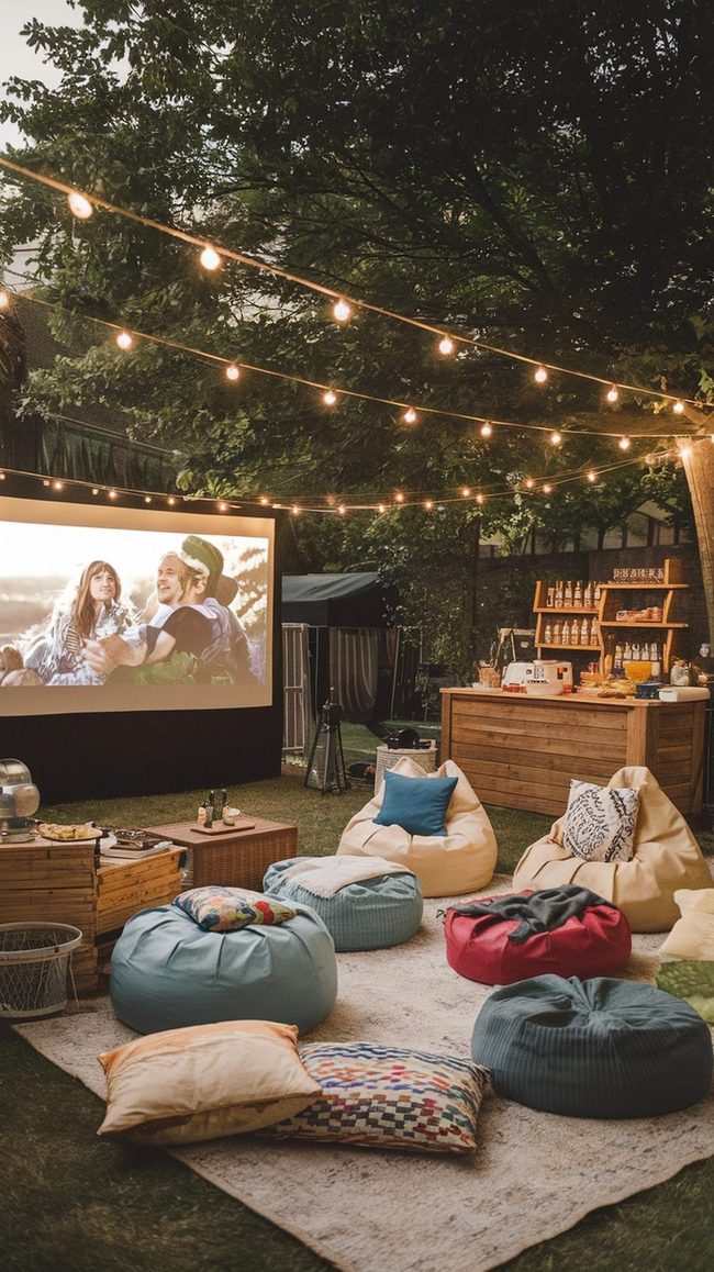 Backyard Movie Night Theater