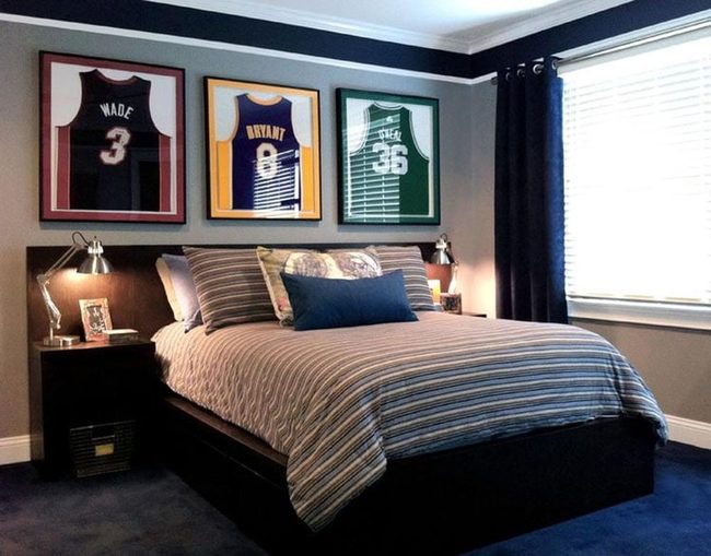 Sports Jersey Gallery Wall