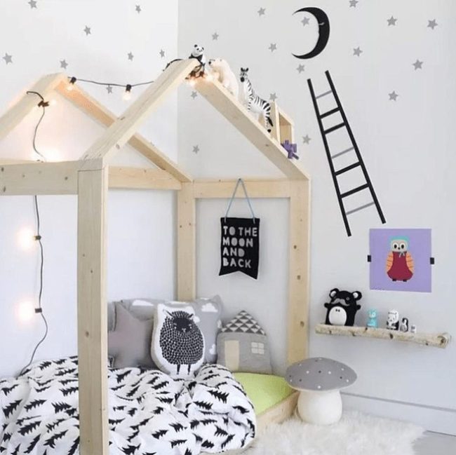 Cosmic Wooden House Frame