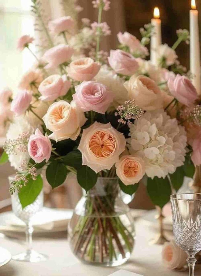 Pastel Roses Steal The Show