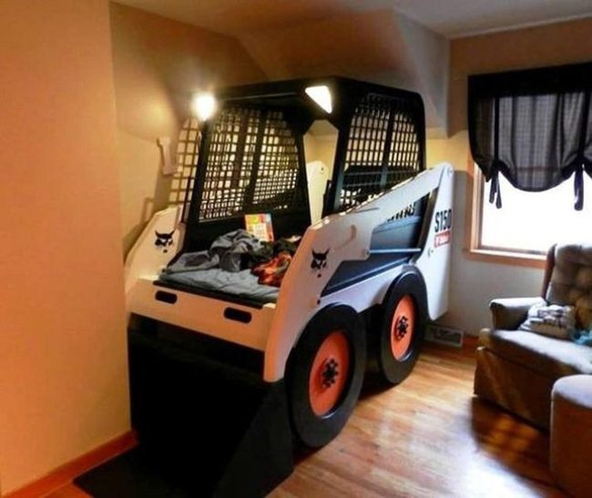Orange Wheel Loader Bed