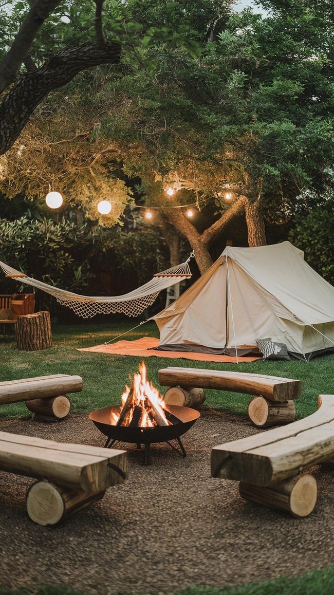 Backyard Fire Pit Retreat
