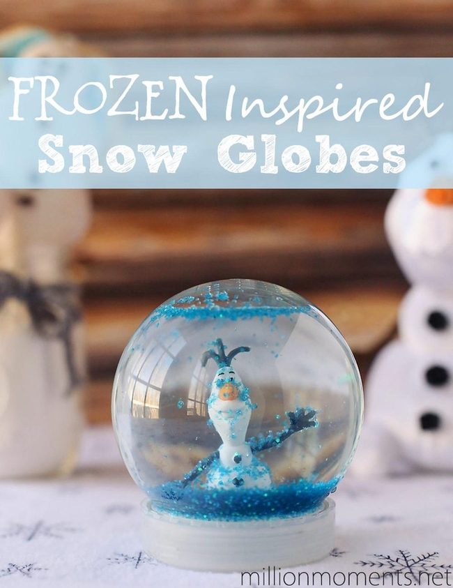 Olaf'S Frosted Glass Globe
