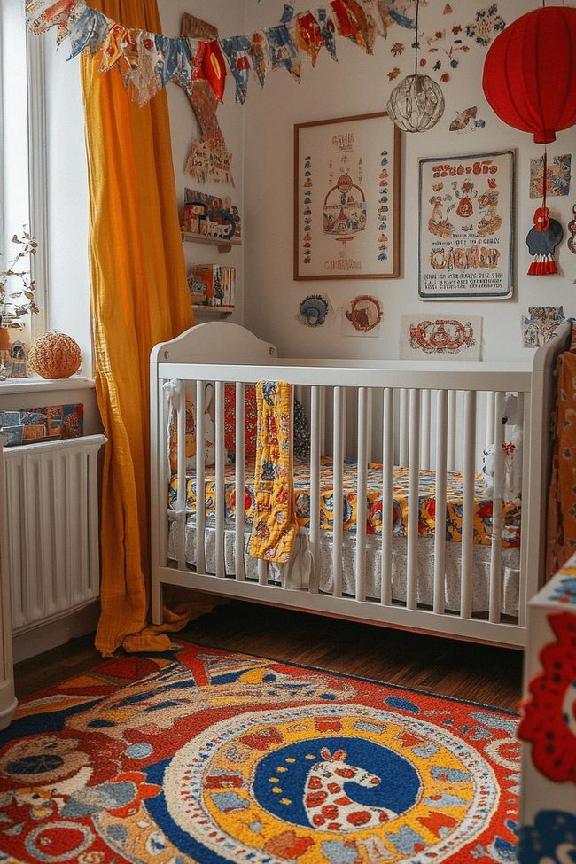 Striped Balloons And Carousel Systems
