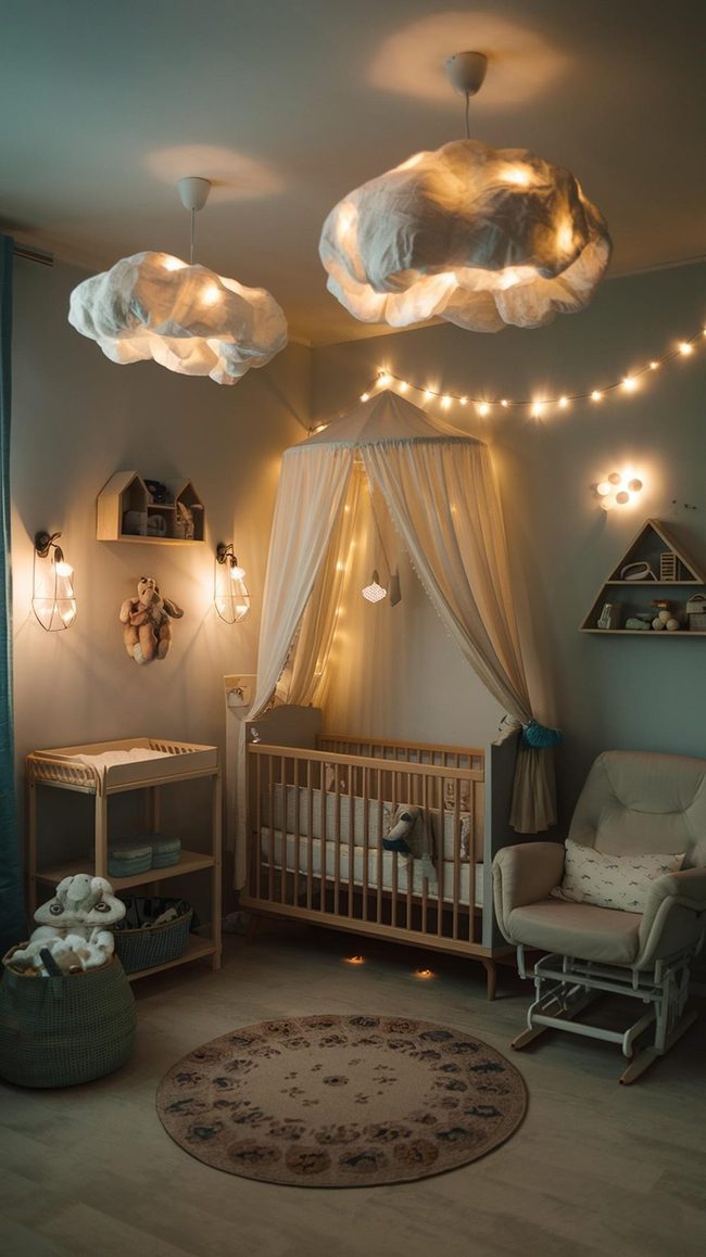 Soft Led Lights Nursery Glow