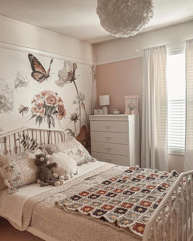 Pastel Botanical Bedroom Retreat
