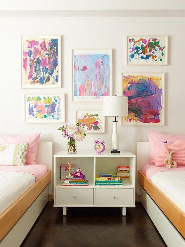 Abstract Art Bedroom Palette