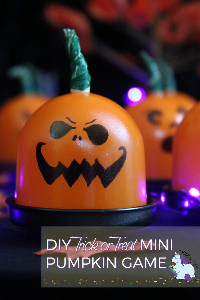 Orange Jack-O'-Lanterns Purple Glow