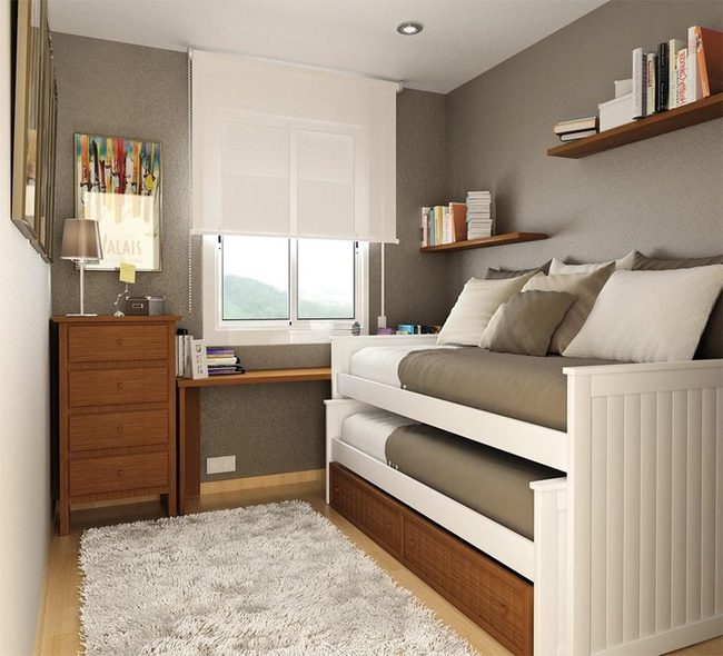 Golden Brown Bedroom Light