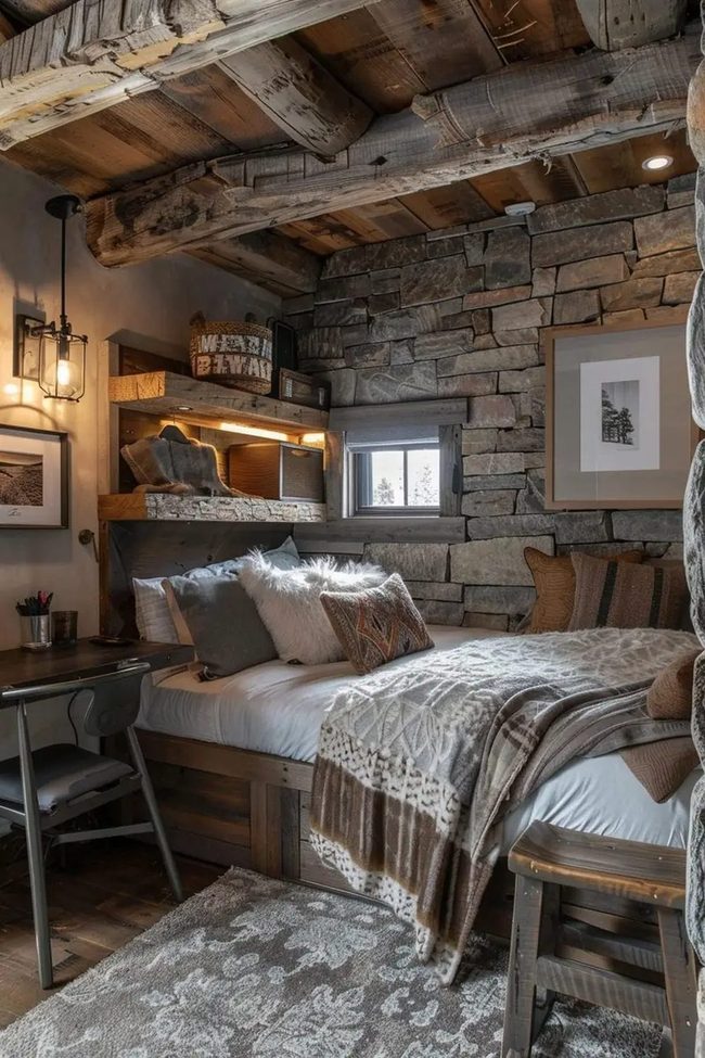 Stone And Wood Mountain Retreat
