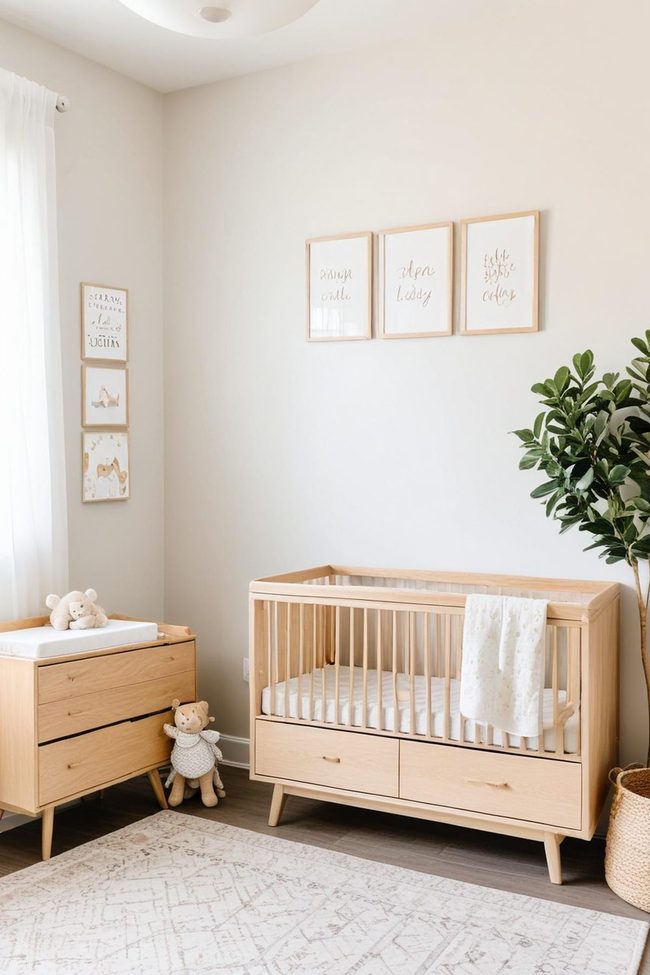 Cream Walls Clean Crib Essentials