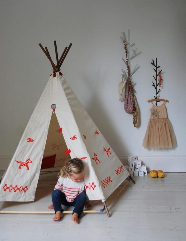 Red Animal Tent Playroom