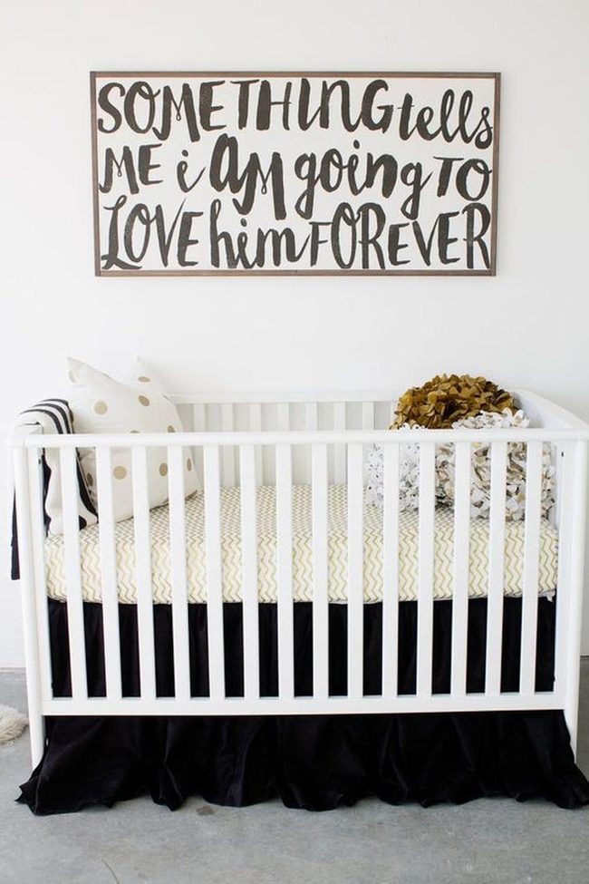 Black & White Modern Nursery