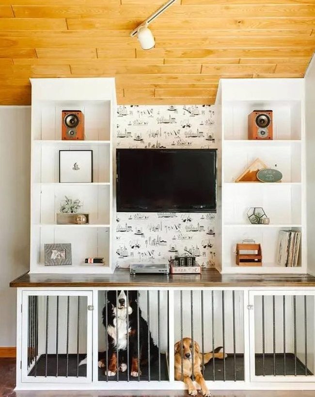 Black And White Geometric Statement Wall