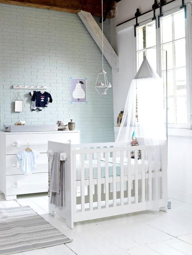 Pale Blue Brick Nursery