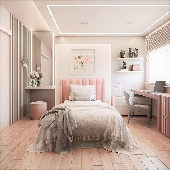Soft Headboard, Bright Sanctuary