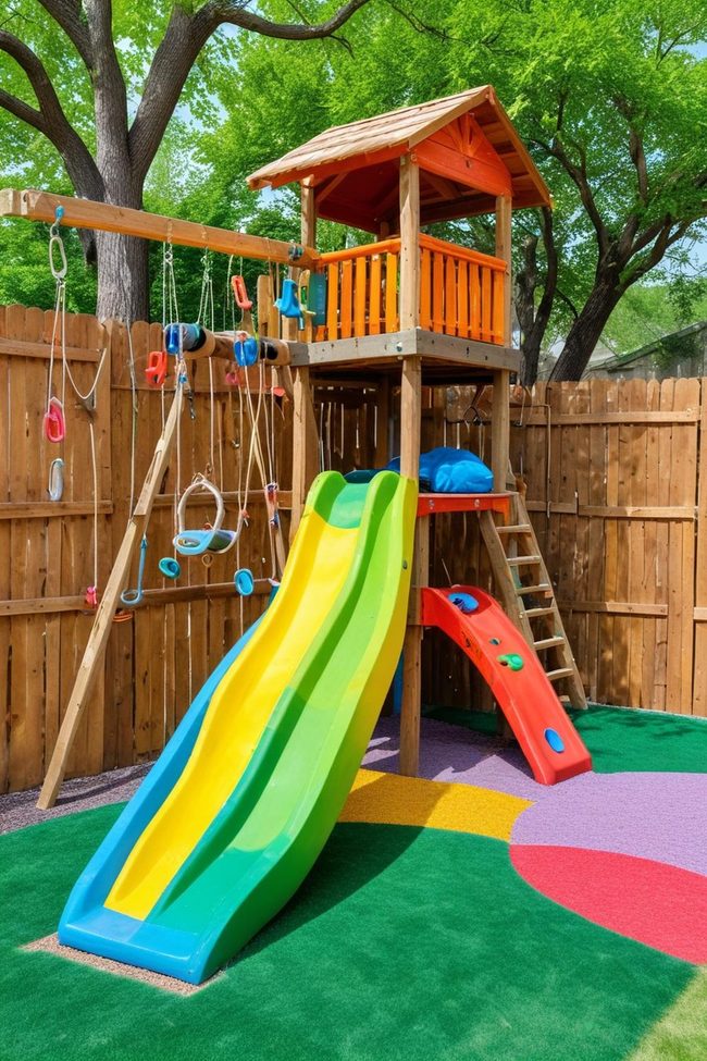 Backyard Playground Built Yourself