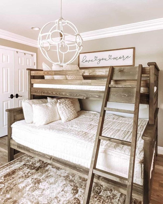 Dual Beds, Dark Wood Warmth
