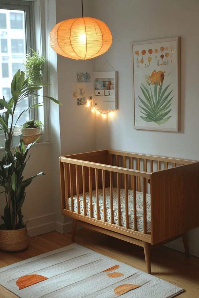 Natural Materials Nursery Space
