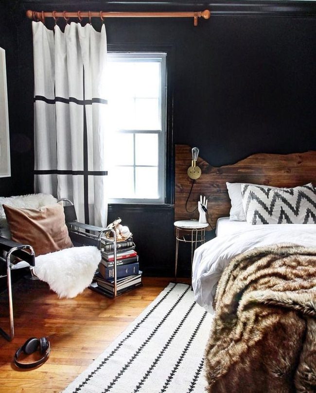 Raw Wood Bedroom Sanctuary