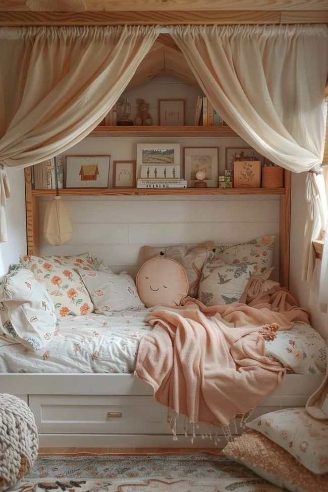 Soft Draped Reading Sanctuary