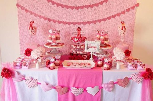Pink And Red Heart Celebration