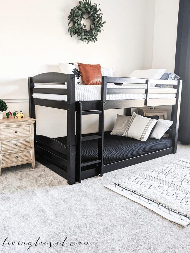 Modern Boho Toddler Bunk