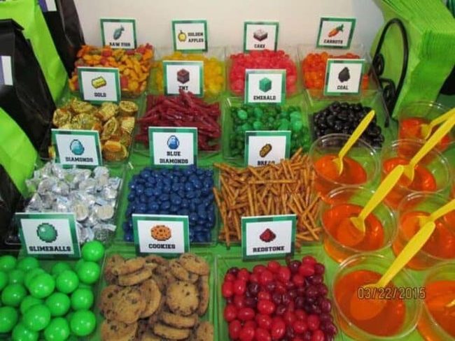 Minecraft Food Label Printables Collection