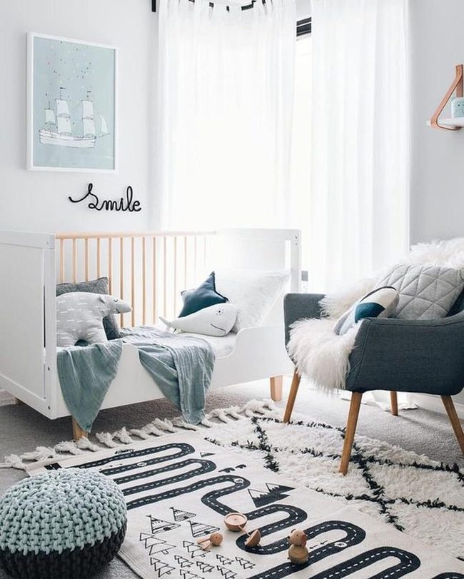 Whimsical Road Map Nursery