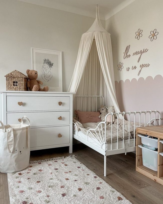 Pastel Canopy Nursery Dreams
