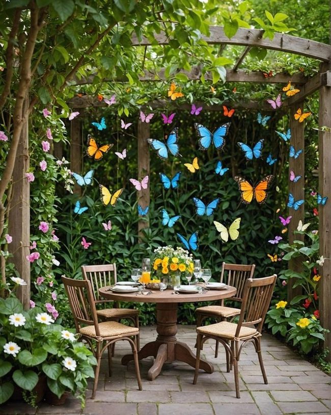 Butterfly Garden Dining Escape