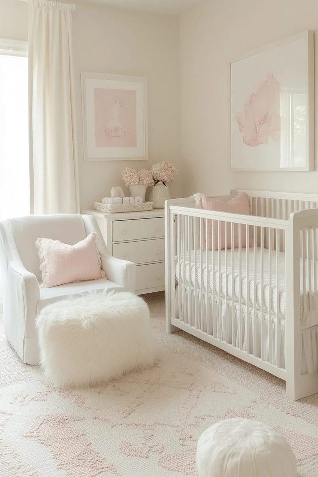 Soft Pink Nursery Sanctuary