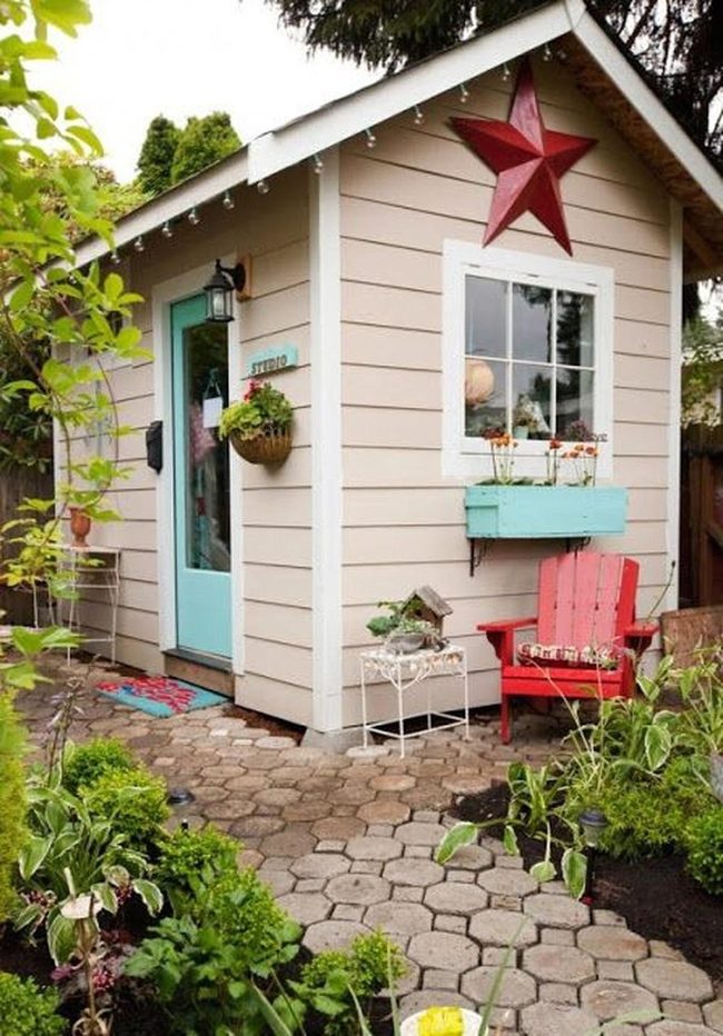 Turquoise Door Garden Retreat