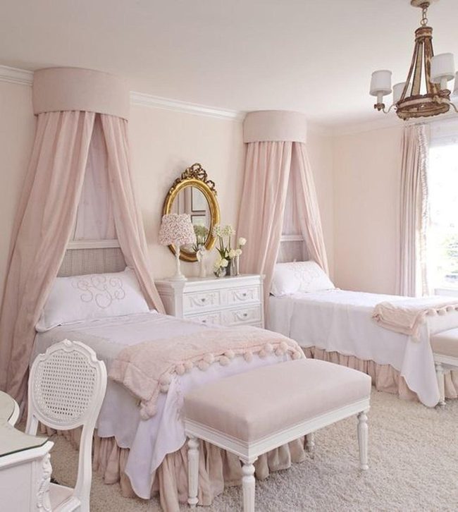 Blush Canopy Bedroom