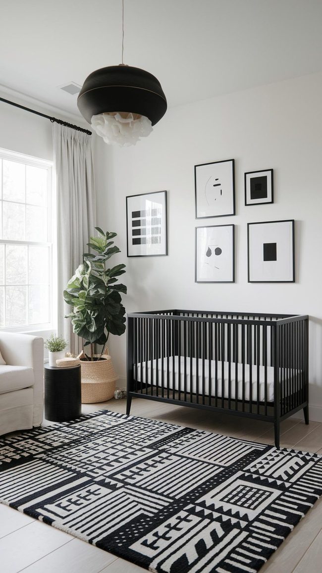 Black And White Contrast For Baby Vision