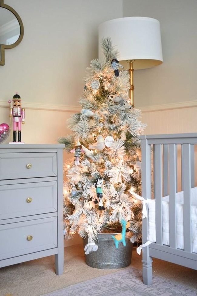 Festive Tree, Gray Nursery Calm