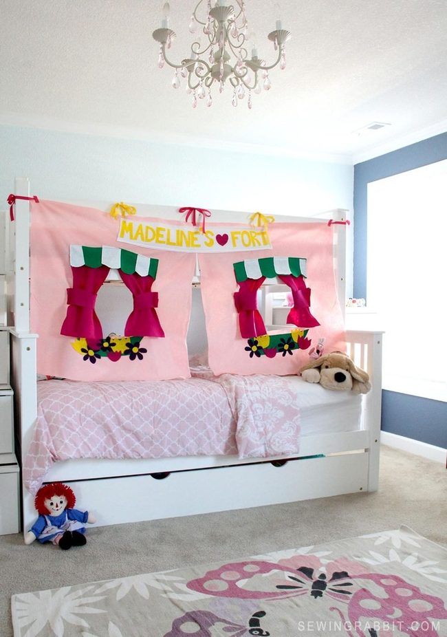 Pink Curtains, Child'S Sanctuary