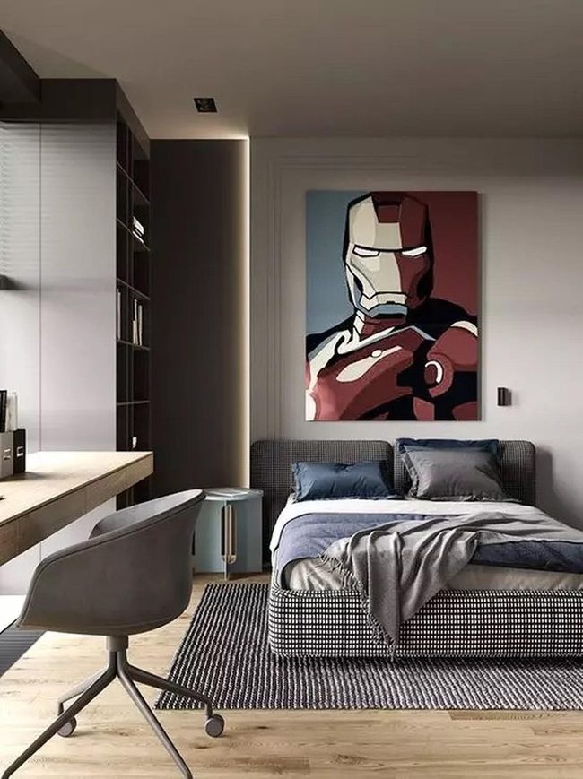 Superhero Wall Statement Bedroom