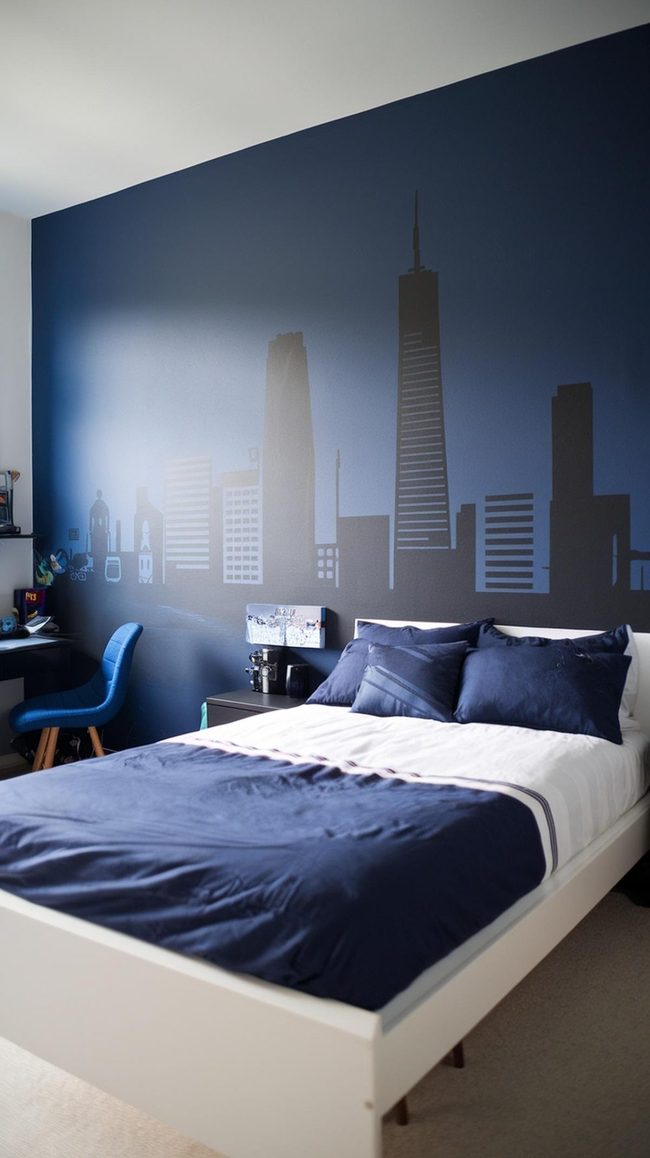 Charcoal Gray Statement Wall