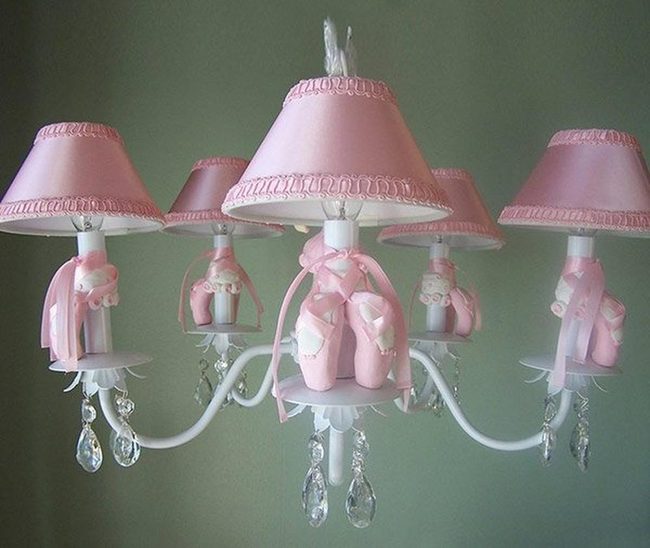 Spinning Ballerina Crystal Fixture
