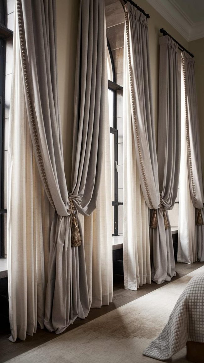 Diffused Sunlight Through Sheer Fabric