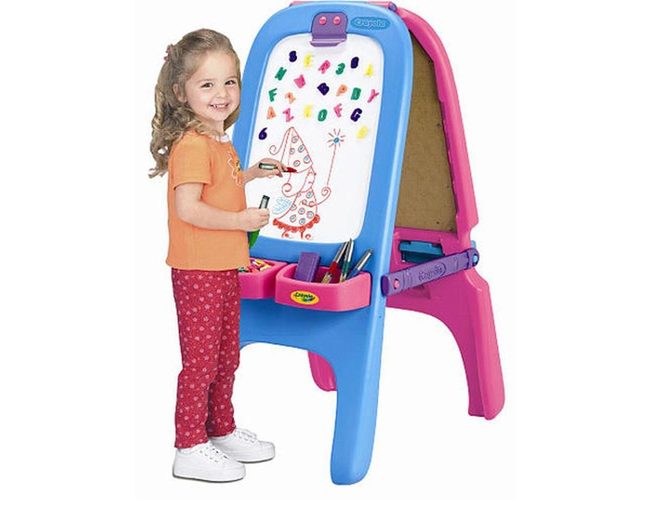 Pink Double-Sided Art Easel