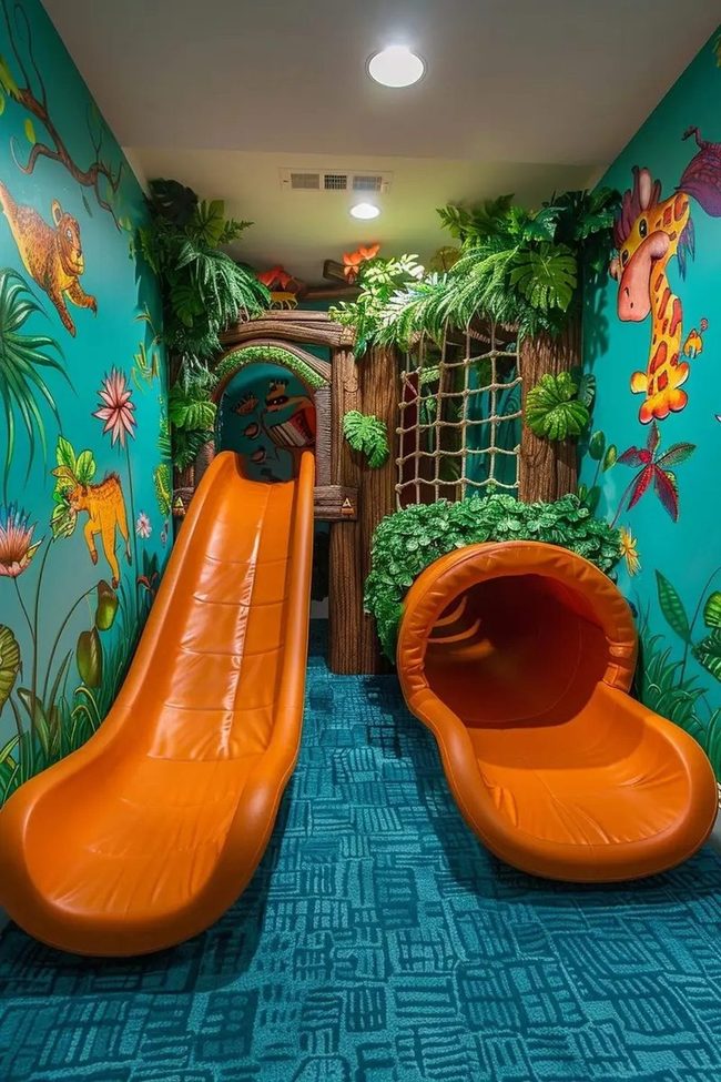 Green Climbing Walls For Kids