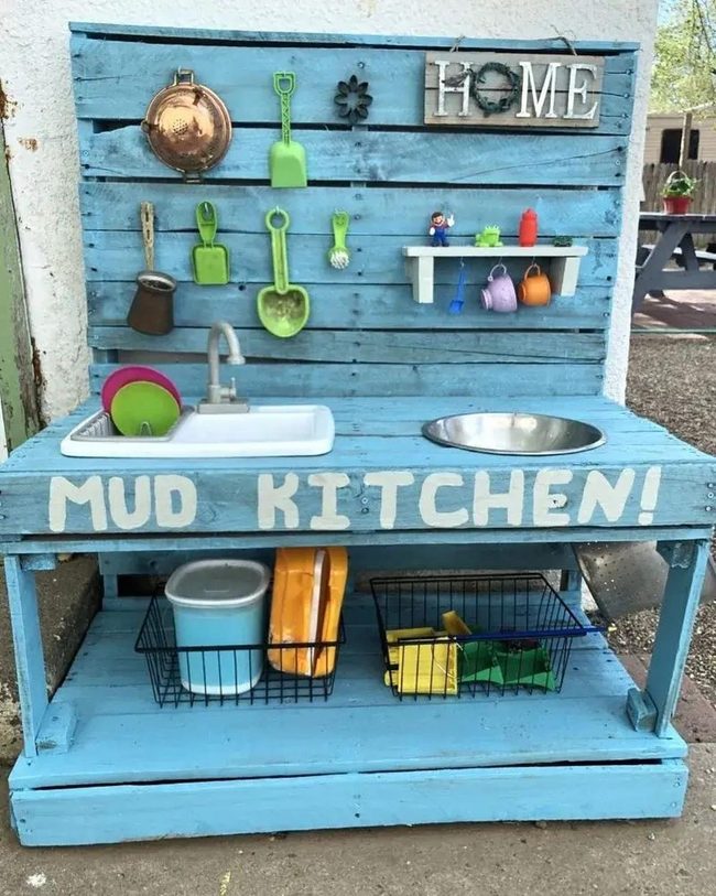 Weathered Wood Child Kitchen