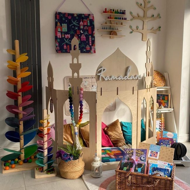 Wooden Ramadan Corner, Sensory Stories