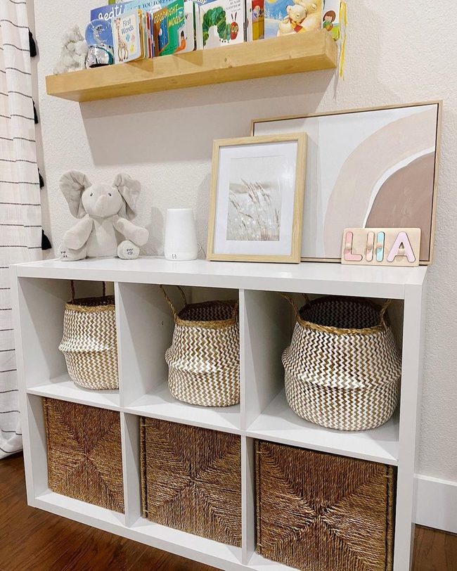 Woven Baskets, Neutral Walls