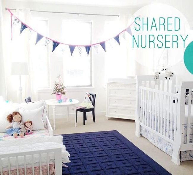 Deep Blue Twin Nursery Light
