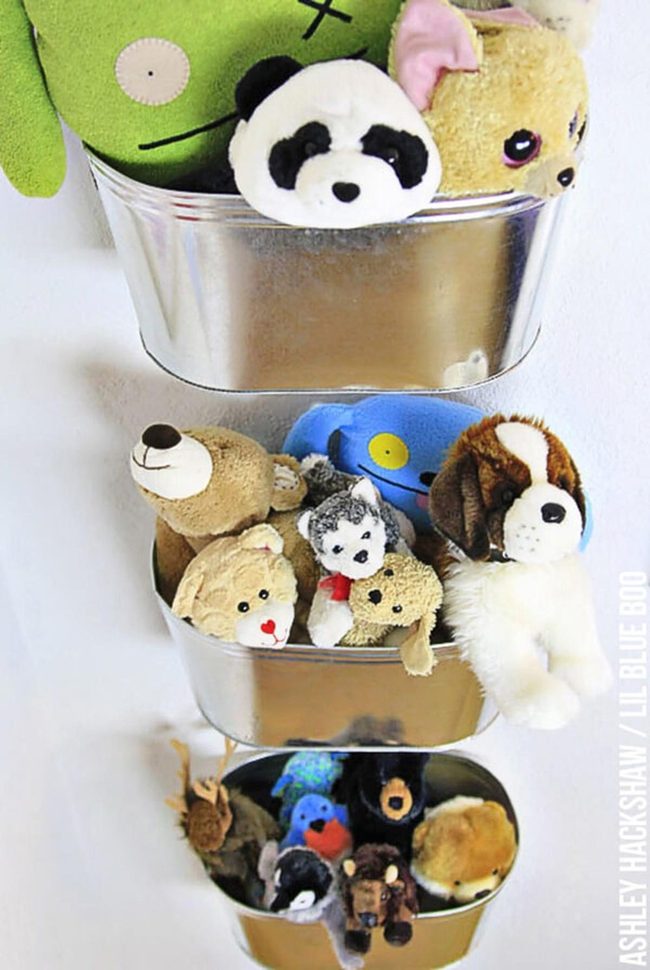 Metal Wall Bins Organization